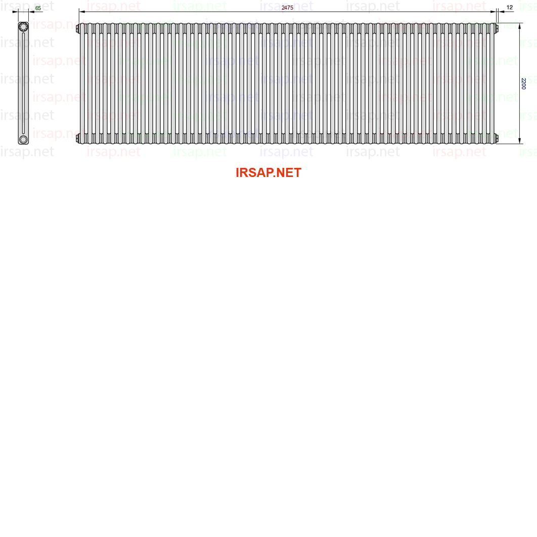 Радиатор IRSAP Tesi 22200/55 T12 CL 01